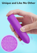 Small Bullet Vibrator for Women: Waterproof Mini Clit Vibrator with 10 Modes, Full Silicone Vibrating Finger Massager for G Spot Nipple, Female