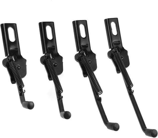 SEISSO Aluminium Alloy Foldable Kickstand for 12-18 Inch Bicycle, Mountain Bike, Road Bike - Black