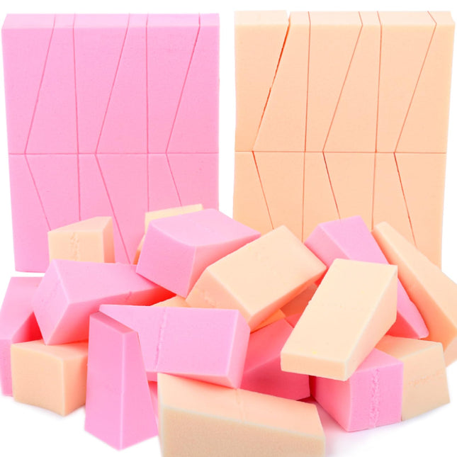 Teenitor 48 Pieces Makeup Sponges For Foundation, Latex Free Small Wedge Shaped Sponge Applicator For Liquid Cream Found