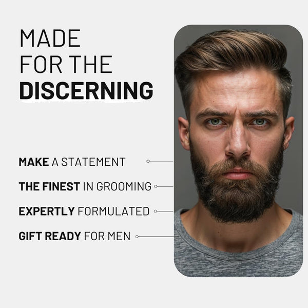 Beard Oil for Men, 100Ml Refill Pouch - Black Oud (Growth Enhancer), Beard Care Essential, Moisturiser/Softener, Non-Greasy after Shaving Oil,