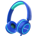 Kids Headphones, V1 Wired Stereo Foldable Tangle-Free 3.5mm Adjustable On-Ear Headphones for Kids for