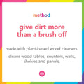 Method Daily Wood Cleaner, Almond, Plant-Based Formula That Cleans Shelves, Tables and Other Wooden Surfaces While Removing Dust & Grime, 28 Oz