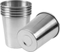 EVERMARKET 6 Pack 8 Ounce 230Ml Stainless Steel Cups Shatterproof Pint Drinking Cups Metal Drinking Glasses for Kids and Adults