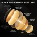 Okany Blue Light Blocking Glasses Gaming Computer Glasses Powerful Professional Screen Filter