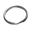 KINGFOREST 100-Pack Split Key Rings (1 Inch/25Mm) - Silver Nickel Metal Keychain Rings for Keys, DIY Crafts, Bags & Accessories - Durable Bulk