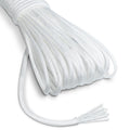 Coobigo Outdoor Paracord Rope 1000Lb 12 Strand Stronger than 550 Parachute Cord,100Ft White Camping Rope for DIY Weave Bracelet/Lanyards,Tent