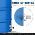 Enoch'S Land 3/4" Hose Barb Thru-Bulk Bulkhead Fitting,304 Stainless Steel Straight Hex Union Fitting for Air Water Fuel