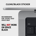 Synerlogic Mac OS Shortcuts Sticker | Keyboard Stickers for Macos | No-Residue Laminated Vinyl Macbook Cheatsheet for Laptop | Macbook Shortcuts