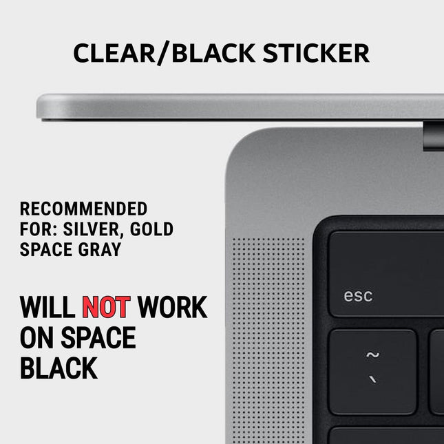 Synerlogic Mac OS Shortcuts Sticker | Keyboard Stickers for Macos | No-Residue Laminated Vinyl Macbook Cheatsheet for La