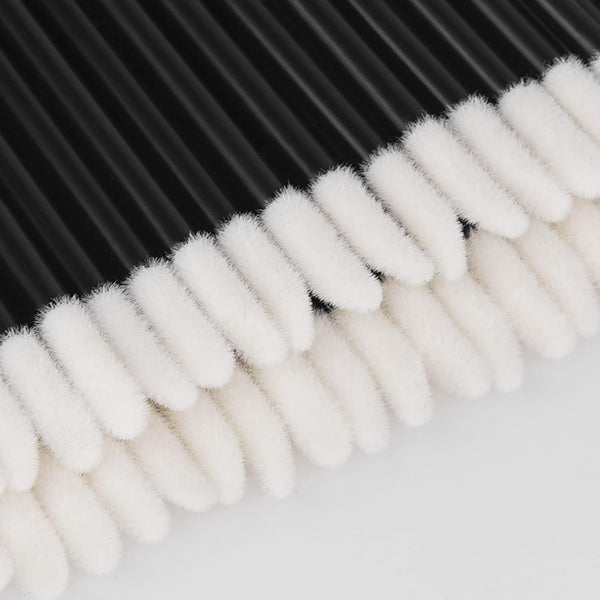500PCS Lip Wands Applicators Disposable - Vaincre Lip Brush, Lipstick Lint Free Brush Makeup Gloss Wands, Makeup Applicator Beauty Tool Kits Black