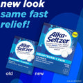Alka-Seltzer Effervescent Tablets Original Flavor, Fast Multi-Symptom Relief from Headache and Body Ache, Dissolvable Effervescent Fizzy Tablets,
