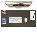 âBoutilon Leather Desk Pad 30" X14",Non-Slip Mouse Pad,Office Desk Mat,Waterprooft PU Leather Desk Blotter,Desk Pad Protector,Desk Writing Pad for