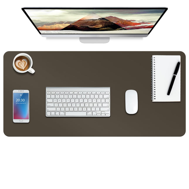 âBoutilon Leather Desk Pad 30" X14",Non-Slip Mouse Pad,Office Desk Mat,Waterprooft PU Leather Desk Blotter,Desk Pad Pr