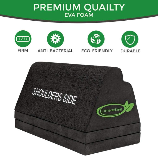Cervical Orthotic Traction Block, Firm, FSA/HSA Eligible, Spinal & Neck Alignment, Cervical Traction Device & Neck Stretcher