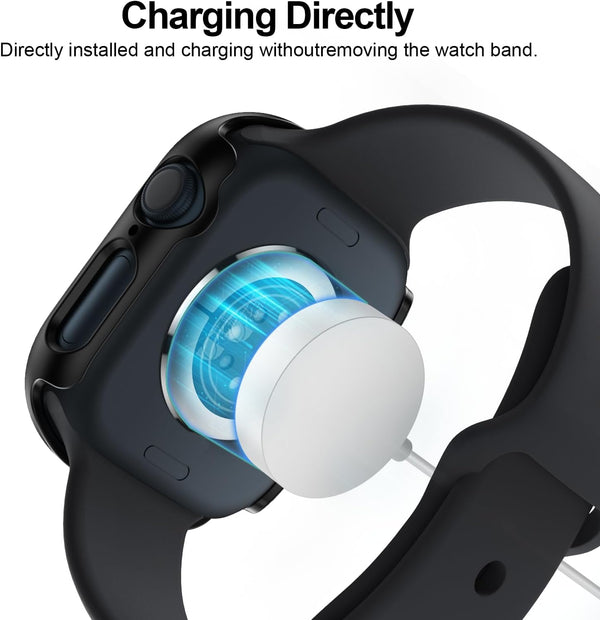 COMMUTER [16 Pack] for Apple Watch Series 10 42Mm Screen Protector, (2024 New) Hard PC Ultra-Thin Protective Face Cover Built-In Tempered Glass