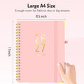 Jul 2025 -Dec 2026 Planner, Forvencer Academic Planner 2025-2026, 18 Month Daily Planner, 8.5" X 11", Weekly & Monthly Agenda Book, Hardcover