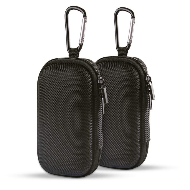 HOOTEK Durable MP3 Player Case, USB Flash Drive Case Bag Wallet, 2Pack EVA Shockproof Hard Carrying Travel Case Bag SD M