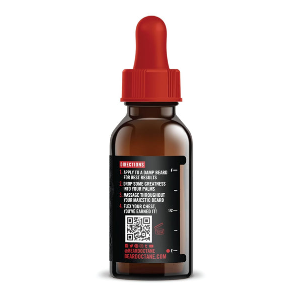 Beard Octane: Barbershop - Natural Beard Oil W/Argan Oil - 1 Oz - Promotes Softer Beards - Made in USA - Premium Beard Care