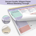 Weekly to Do List Notepad with 52 Undated Sheetsï¼8.5"Ã11"ï¼- Weekly Desk Planner for Women & Man, Work and Home - Violet Dream