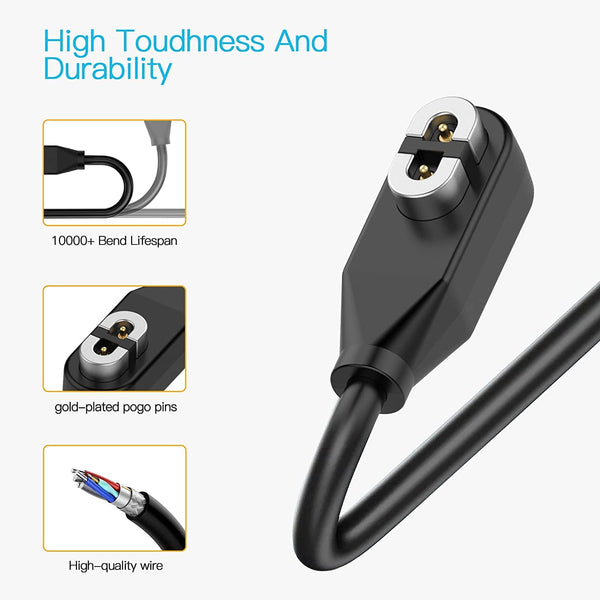 AWINNER 2 Pack Compatible for Shokz Charging Cable,Magnetic Charger Cord Compatible for Aftershokz Aeropex As800,Shokz Openrun Pro,Openrun,Openrun