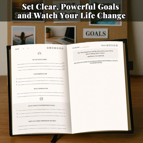 Self-Mastery Journal for Men 2025 - Gratitude Journal for Daily Reflection, Mindfulness, and Self-Care - Guided Manifestation Journals -