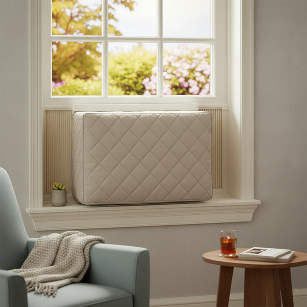 BNYD Air Conditioner Cover Heavy Duty AC Window Unit Cover (Indoor 25'' X 17" X 2.5")