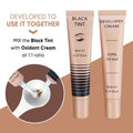 Lash Color Kit Instant Black Eyelash Color 8ml Easy to Use with Natural Results for Beginner Salon Beauty A-without eye patch