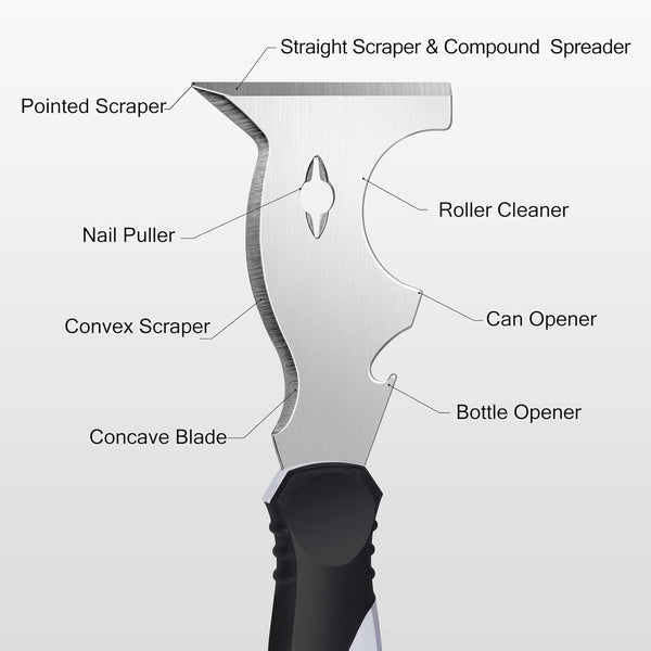 Mister Rui Putty Knife Scraper Tool-Paint Scraper, Floor Scraper for Home Improvement DIY Projects Taping Knives 1 pc