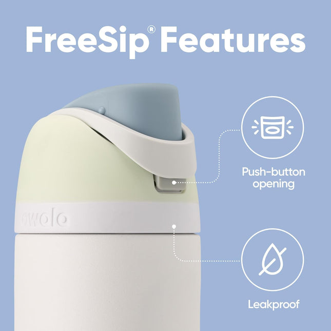 Owala Freesip Insulated Stainless Steel Water Bottle with Straw for Sports, Travel, and School Bpa-Free Sports Water Bot