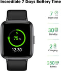 Fitness Tracker Watch with Heart Rate Monitor, Large Screen Activity Tracker with Pedometer, Sleep Monitor, Calories & Step Counter, 5ATM