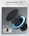 Iottie Itap 3 Magnetic Air Vent Car Mount Phone Holder with Magnetic Ring Adapter. Compatible with Magsafe, Iphone, and Android Smartphones