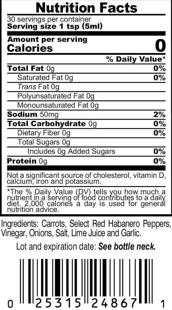 Marie Sharp'S Hot Habanero Pepper Sauce, 5 Oz