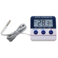 Fridge Thermometer Freezer Thermometer Digital Refrigerator Thermometer with Magnetic Attachment in-Outdoor Alarm Thermometer with Waterproof
