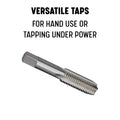 Drill America DWTST13/16-14P 13/16"-14 UNS High Speed Steel Plug Tap, (Pack of 1)