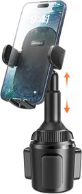 Apps2Car Universal Car Cup Phone Holder | Quick Extension Long Arm | 360Â° Swivel | Adjustable for Iphone, Samsung, Google, and All Smartphones |