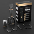 OLOV Electric Body Hair Trimmer - Groin Trimmer for Men - Bikini Trimmer Women - Wet/Dry Shaver Groomer, Replaceable Ceramic Blade Heads, USB