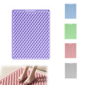 Lmljoo Silicone Cushion Portable Foot Reflexology Pad Foldable Foot Massage Mat Pressure Point Massage Mat Anti-Fatigue Standing Desk Standing Pad