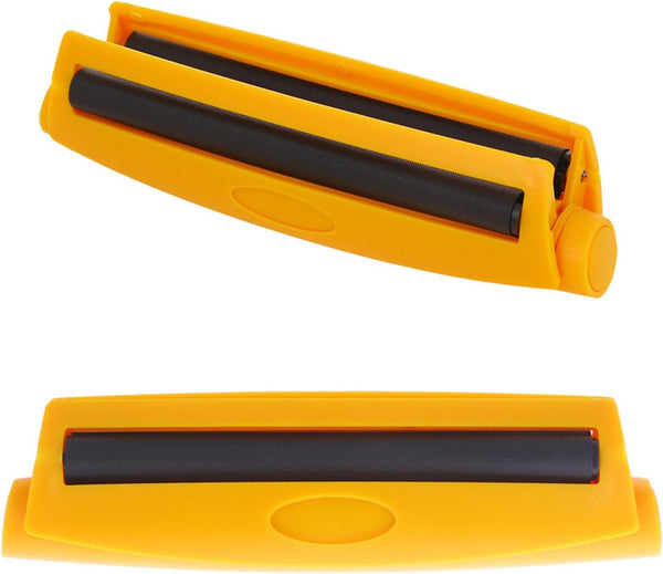 Cigarette Cone Roller, Cigarette Rolling Machine 78Mm Plastic Cigarette Maker (Yellow, 78Mm)