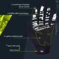 Seibertron Unisex BMX MX ATV MTB Racing Mountain Bike Bicycle Cycling Off-Road/Dirt Bike Gloves Road Racing Motorcycle Motocross Sports Gloves