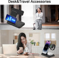 Iphone Wireless Charger Fast Charging 3 in 1, Wireless Charging Station for Iphone/Iwatch/Airpods, Portable Cell Phone Charging Stand for Multiple