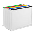 Staples 344890 Poly Zip Envelopes Letter Size Clear with Assorted Zippers 5/PK