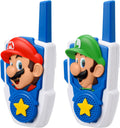 Super Mario Bros Walkie Talkies Kids Toys, Long Range, Two Way Static Free Handheld Radios, Designed for Indoor or Outdoor Games for Kids Aged 3