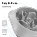 2PCS Slow Feeder Dog Bowls, Pet Supplies That Slow down Eating, Pet Food Bowls, Maze Dog Puzzle Feeder for Medium Breed