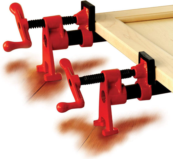 Bessey BPC-H34, 3/4-In. H Style Pipe Clamps - Incredibly Versatile, Easy to Assemble, Indespensable Workshop Clamp for Woodworking, Carpentry,