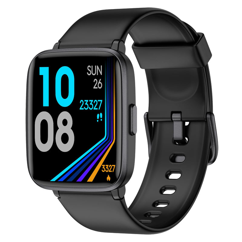 Fitness Tracker Watch with Heart Rate Monitor, Large Screen Activity Tracker with Pedometer, Sleep Monitor, Calories & Step Counter, 5ATM