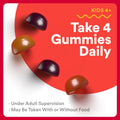Smartypants Organic Kids Multivitamin Gummies: Probiotics, Omega 3 (ALA), Vitamin D3, C, Vitamin B12, B6, A, K & Zinc for Immune Support, Biotin,