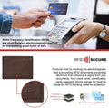 ASAD Genuine Leather Wallet for Men | Slim, Stylish, Genuine Leather Double Stitched RFID Blocking Bifold Stylish | Bifold Wallet with 8 Card Slot