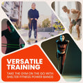 Heavy Duty Resistance Bands - Range of 15-210Lbs, Ideal for Strength Training, Assisted Pull-Ups, Squats, Full Range Motion Exercises, Portable &