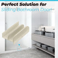 M6219 Sliding Shower Door Bottom Guide Fits for Sliding Shower Door (Top Hung) Tub Enclosure Systems, 1/2 in Channels for Glass Shower Door