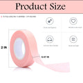 6 Rolls Eyelash Tape,Adhesive Fabric Eyelash Extension Tape,Breathable Micropore Fabric Tape for Eyelash Extension Supplies,9 M/10 Yard Each Roll